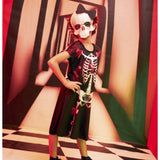 Festa Fantasia Halloween Infantil Menina Luxo Premium