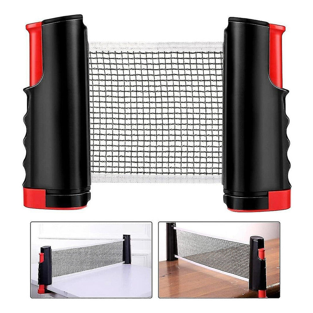 2 Raquete Ping Pong Tenis De Mesa Profissional Rede Retrátil Premium