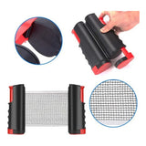 2 Raquete Ping Pong Tenis De Mesa Profissional Rede Retrátil Premium