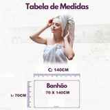 8 Toalha Banho Banhão Gigante Algodao Fofinha Premium